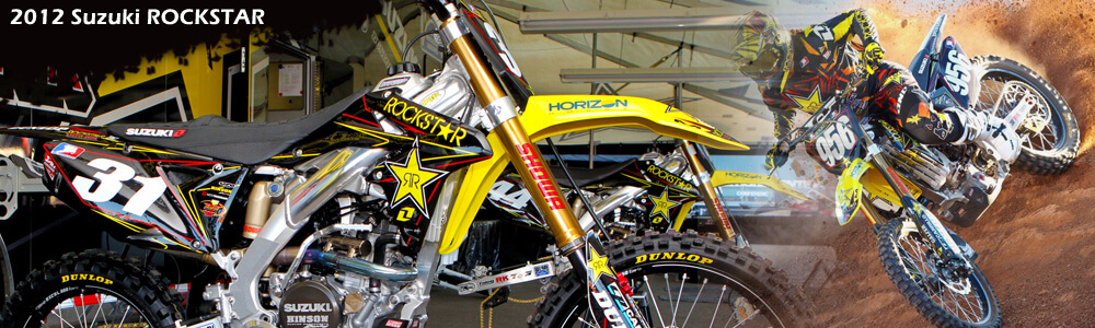 NEW - Kit Déco Rockstar Suzuki Réplica 2012