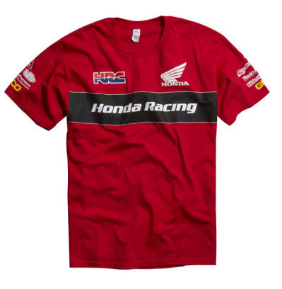 T-Shirt Fox Racing HONDA HRC - Rouge