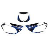 Fonds de Plaques BUD RACING - 85 YZ - BLANC