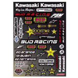 Planche stickers TEAM BUD 2010 42x30cm