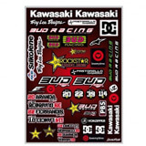 Planche stickers TEAM BUD 2011 42x30cm
