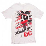T-Shirt DC Shoes Metal White
