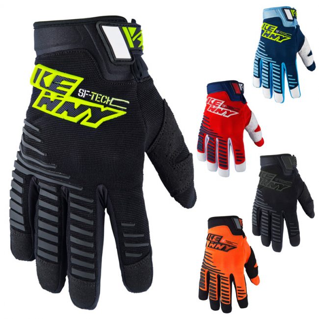 Gants Cross Moto Enduro Quad Town Ecran Tactile Homologué CE Noir