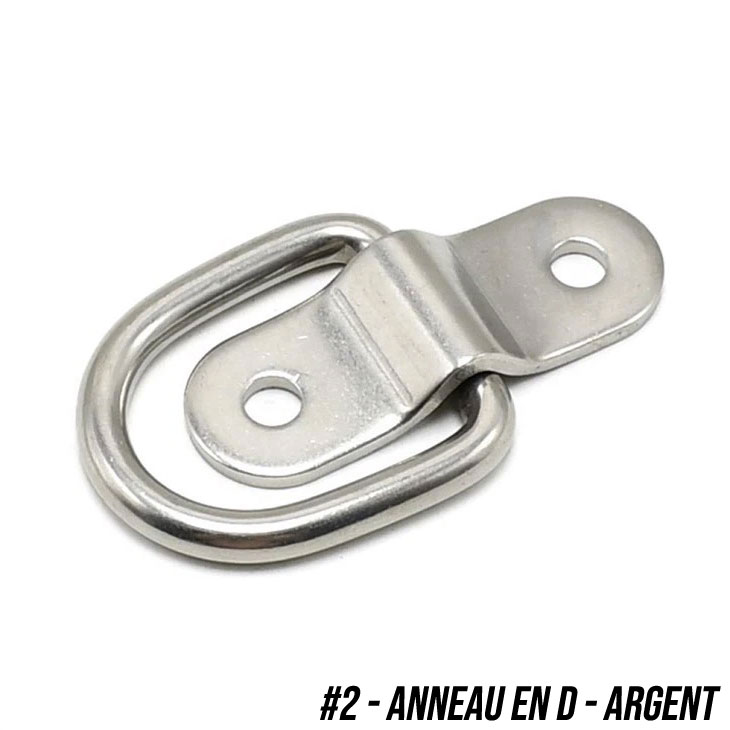 Anneau Arrimage Transport Moto Remorque Camion D Argent