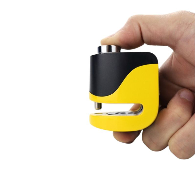 Antivol Bloque Disque avec Alarme AUVRAY B LOCK 06 MINI profil main