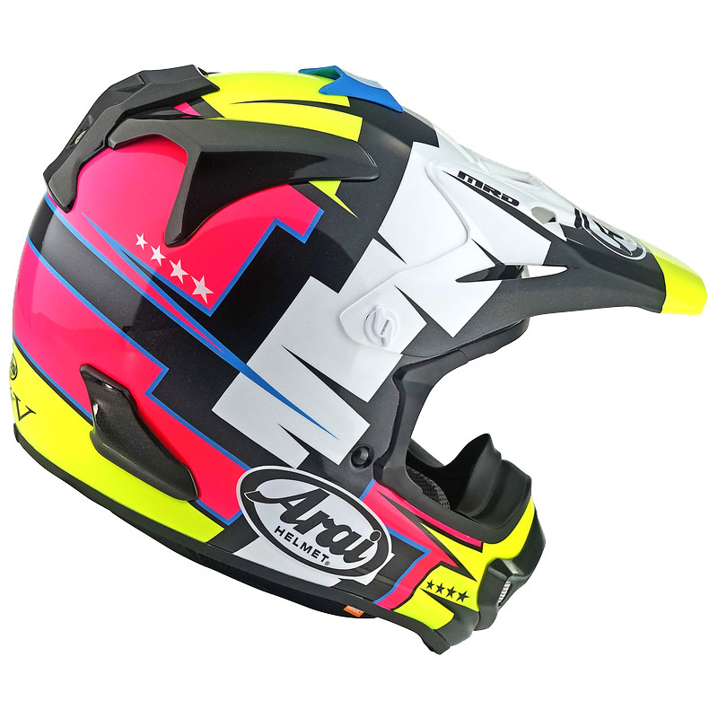 Arai MXV EVO Battle Jaune 02