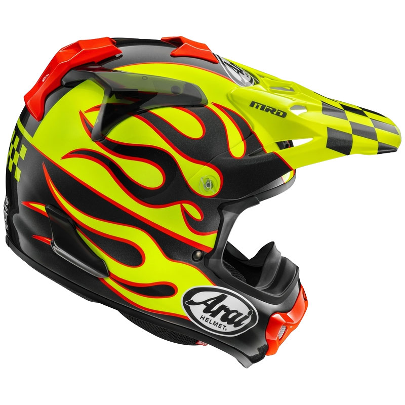 Arai MXV EVO Flame JauneFluo 02