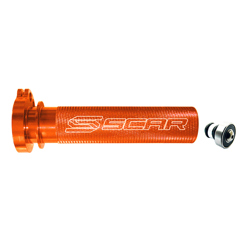 Barillet Gaz Aluminium SCAR Racing Motocross Enduro Couleur Orange