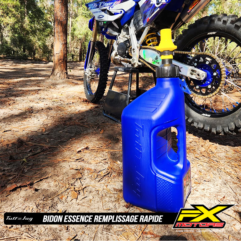 Bidon Essence Remplissage Rapide TUFF JUG 5L 10L 20L Bleu Jaune