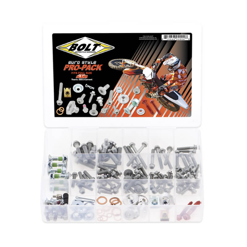 Boite de vis complete motocross bolt pro pack KTM