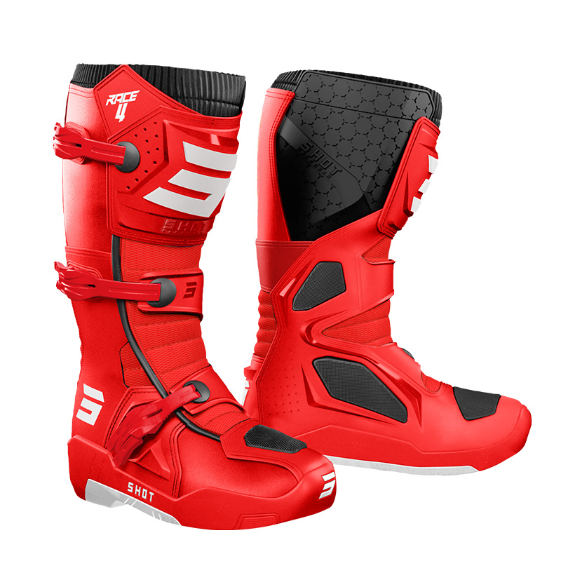 Bottes Shot Race 4 Rouge