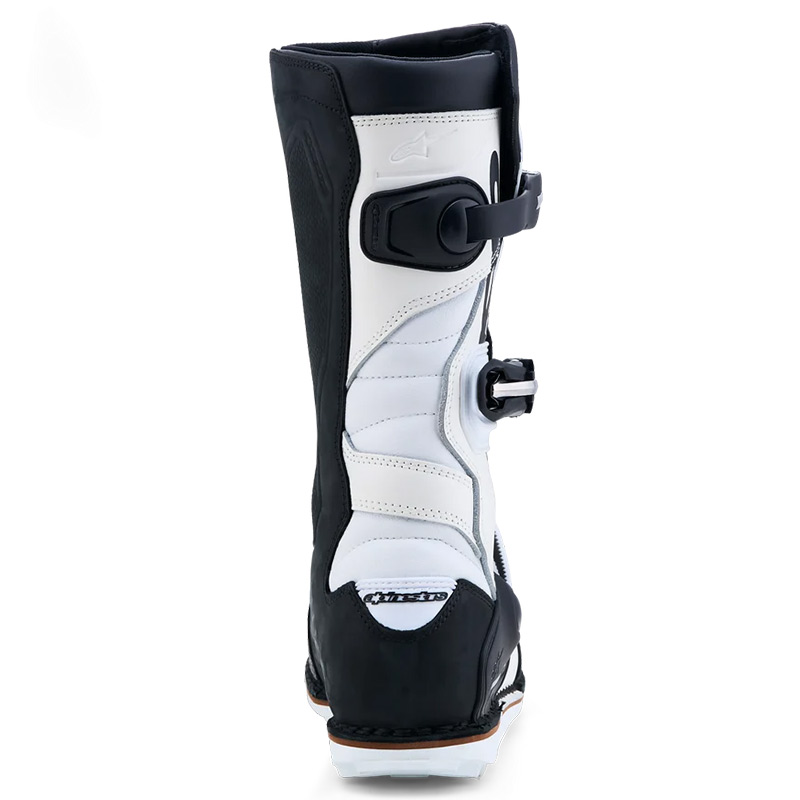 Bottes Trial Alpinestars Tech T 2027 Blanc Noir  Dos