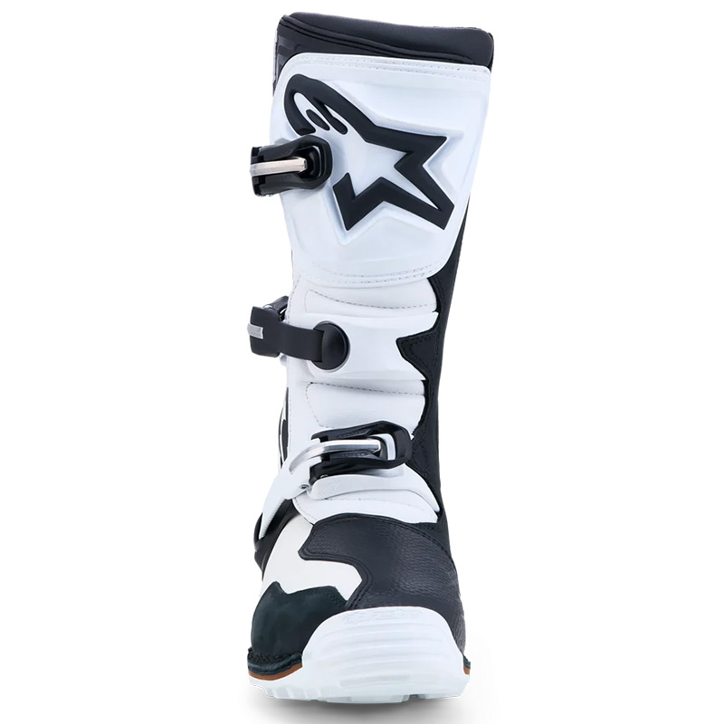 Bottes Trial Alpinestars Tech T 2027 Blanc Noir Face