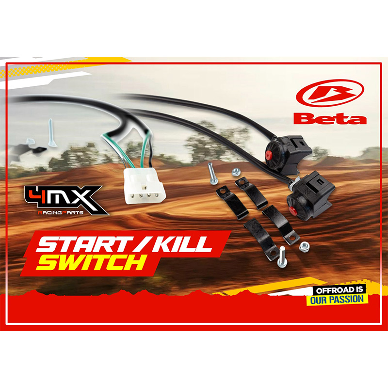 Bouton Demarreur Coupe Contact Kill Switch BETA RR RX Detail