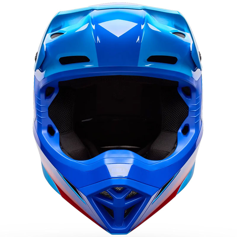 Casque Cross BELL MX10 MIPS Aviator Bleu Rouge 03