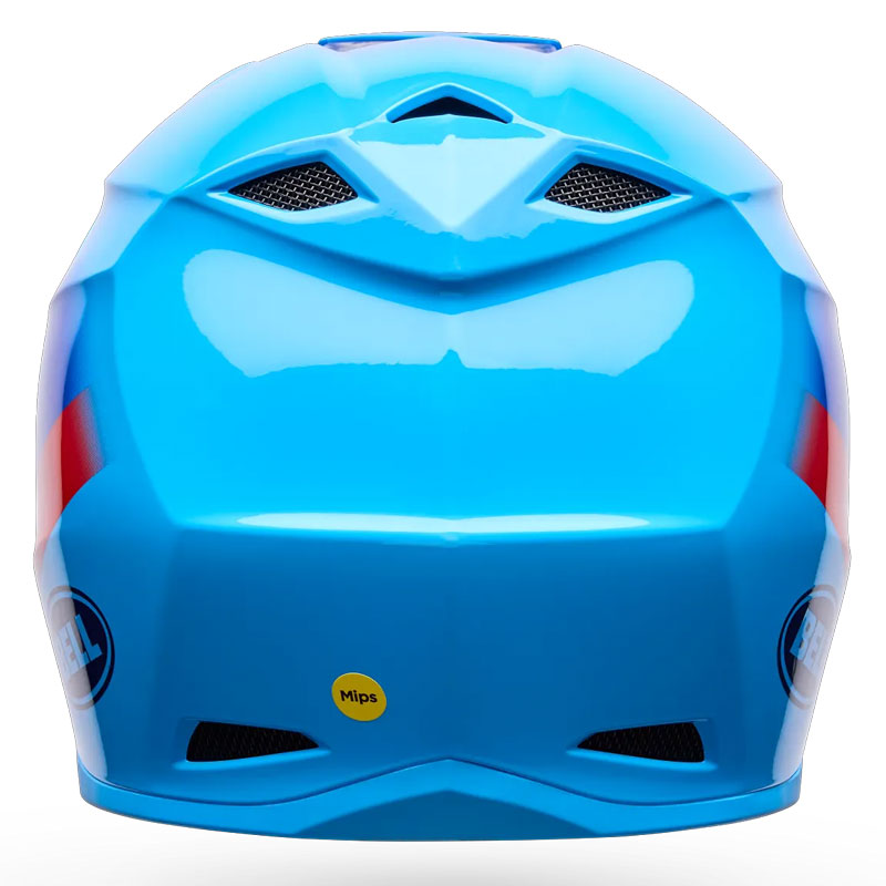Casque Cross BELL MX10 MIPS Aviator Bleu Rouge 04