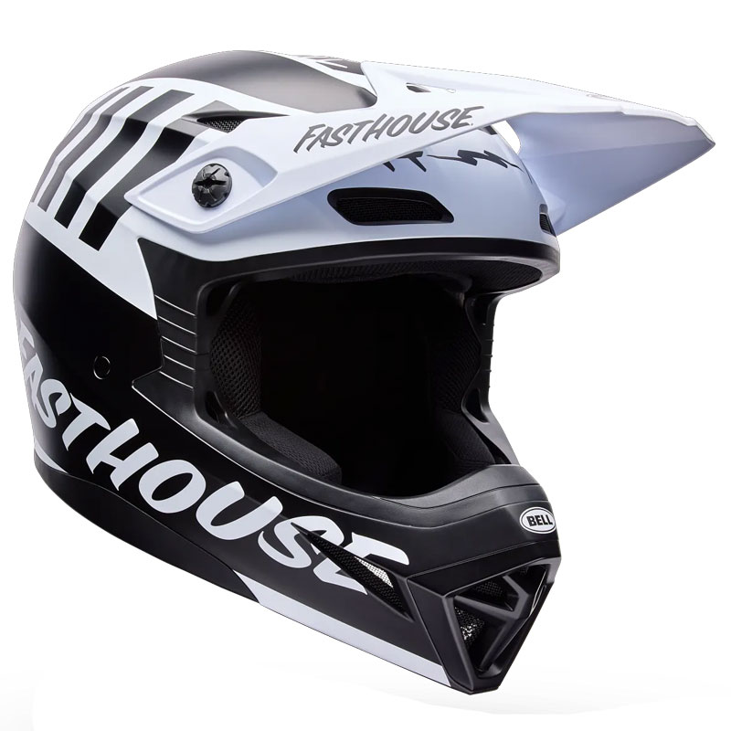 Casque Cross BELL MX10 MIPS Fasthouse NoirBlanc 02