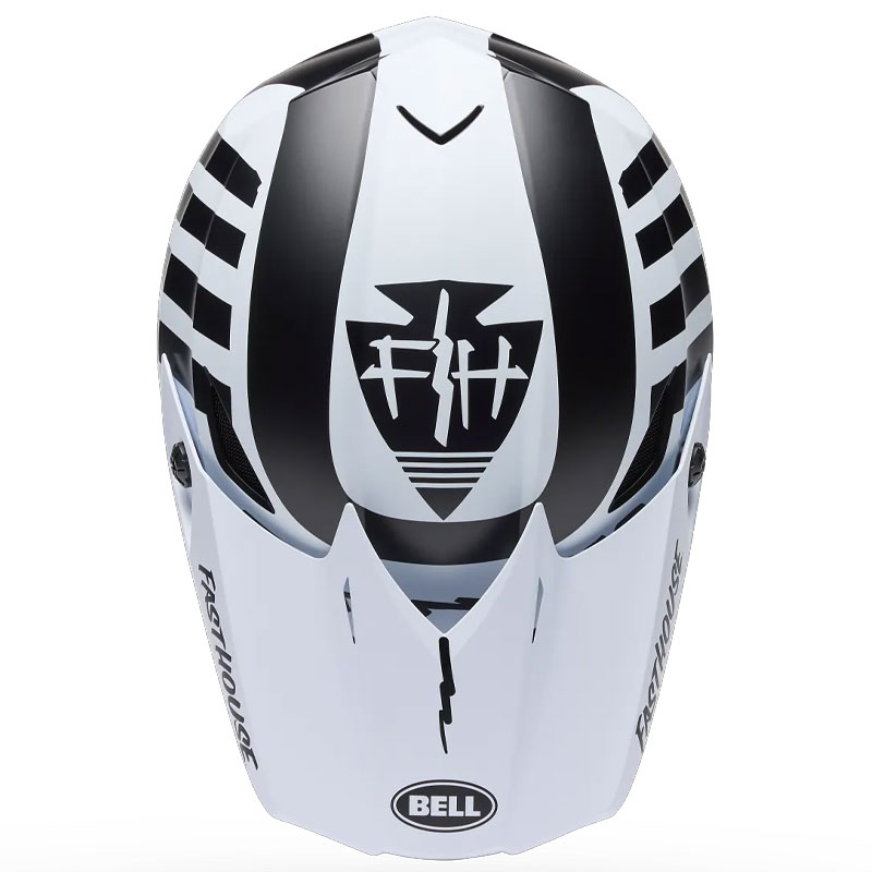 Casque Cross BELL MX10 MIPS Fasthouse NoirBlanc 05