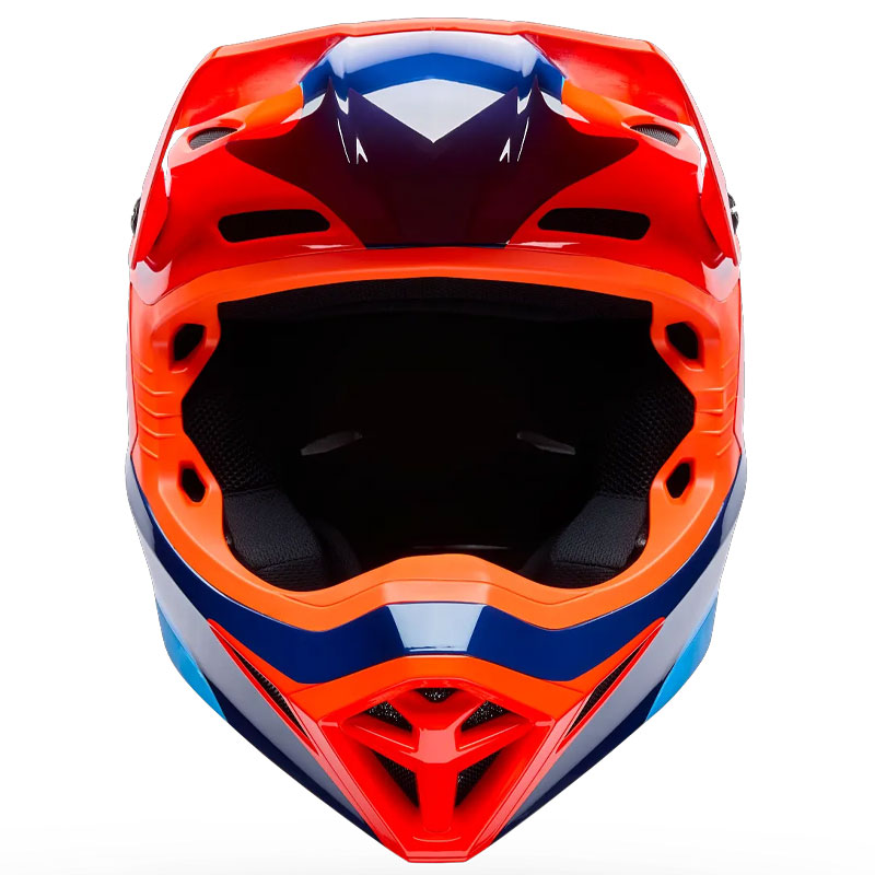 Casque Cross BELL MX10 MIPS Wave OrangeBleu 03