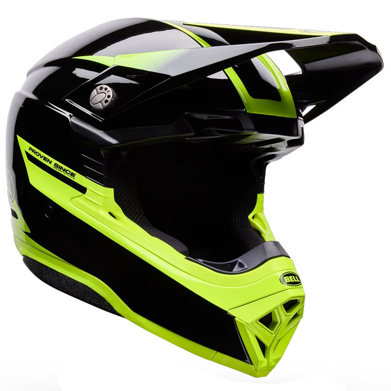 Casque Cross BELL Moto 10 MIPS Fade NoirJaune 02