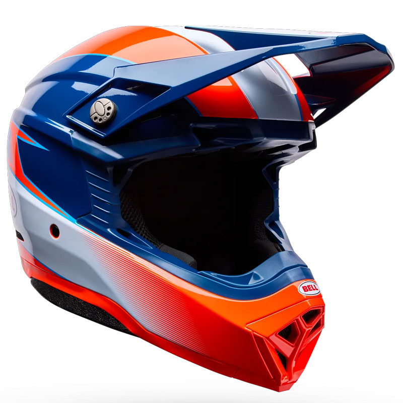 Casque Cross BELL Moto 10 MIPS Falcon OrangeBleu 02