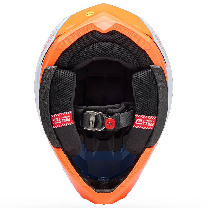 Casque Cross BELL Moto 10 MIPS Falcon OrangeBleu 06