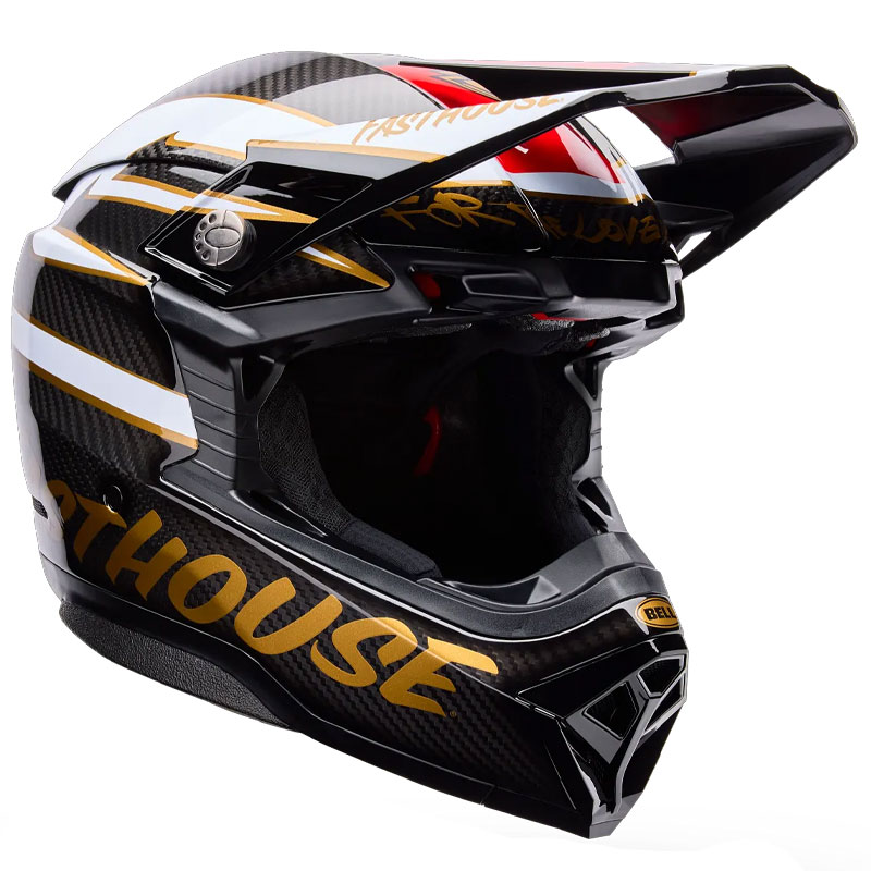 Casque Cross BELL Moto 10 Spherical Fasthouse DIDT NoirOr 02