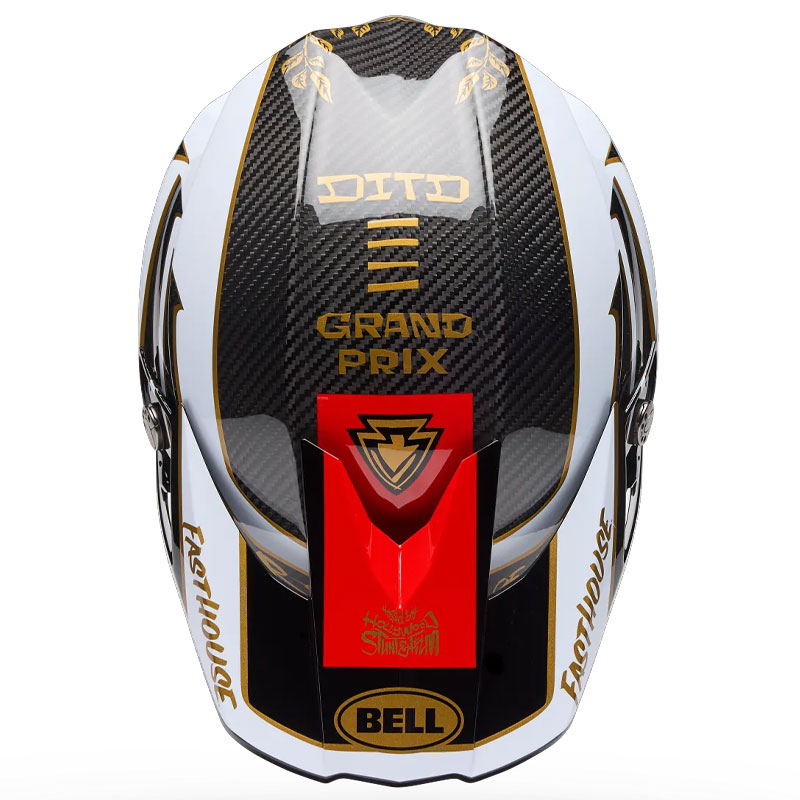 Casque Cross BELL Moto 10 Spherical Fasthouse DIDT NoirOr 05
