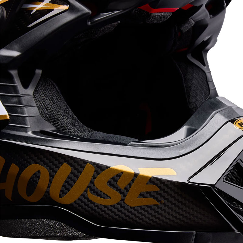 Casque Cross BELL Moto 10 Spherical Fasthouse DIDT NoirOr 13