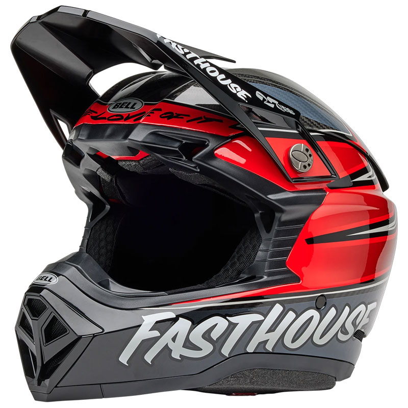 Casque Cross BELL Moto 10 Spherical Fasthouse GrisRouge 04