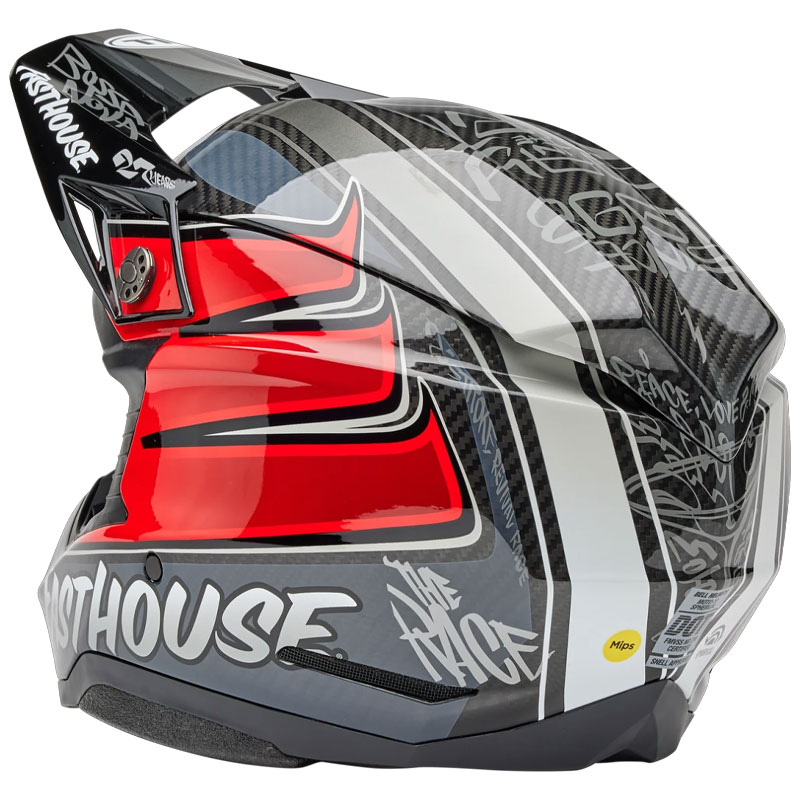 Casque Cross BELL Moto 10 Spherical Fasthouse GrisRouge 06