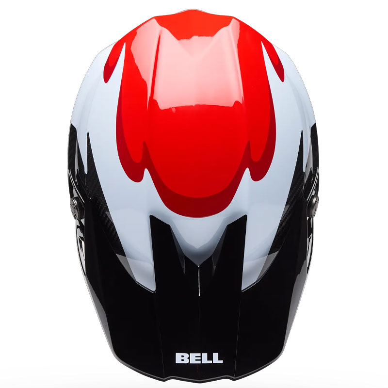 Casque Cross BELL Moto 10 Spherical Fluid NoirRouge 05