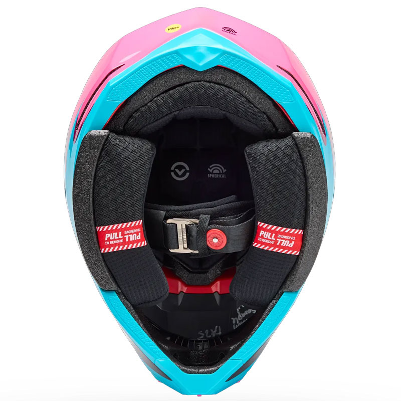 Casque Cross BELL Moto 10 Spherical Fluid VertRose 06