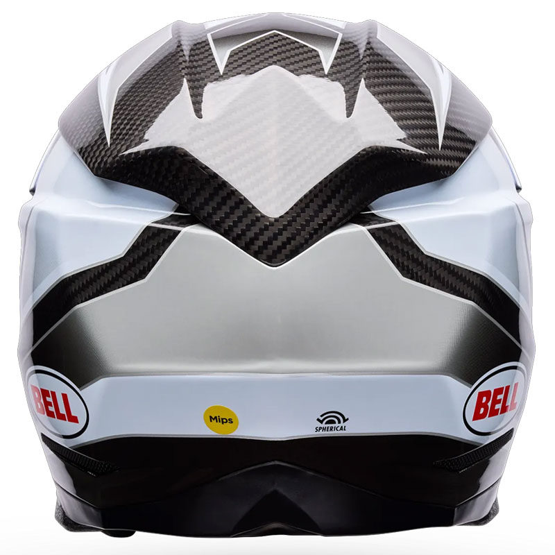 Casque Cross BELL Moto 10 Spherical Grid BlancNoirGris 04