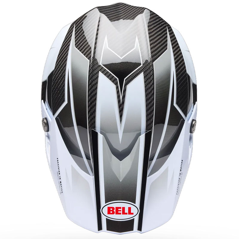 Casque Cross BELL Moto 10 Spherical Grid BlancNoirGris 05