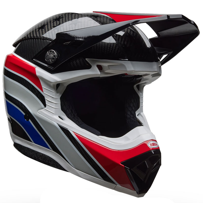 Casque Cross BELL Moto 10 Spherical RSD Glory BlancRougeBleu 02
