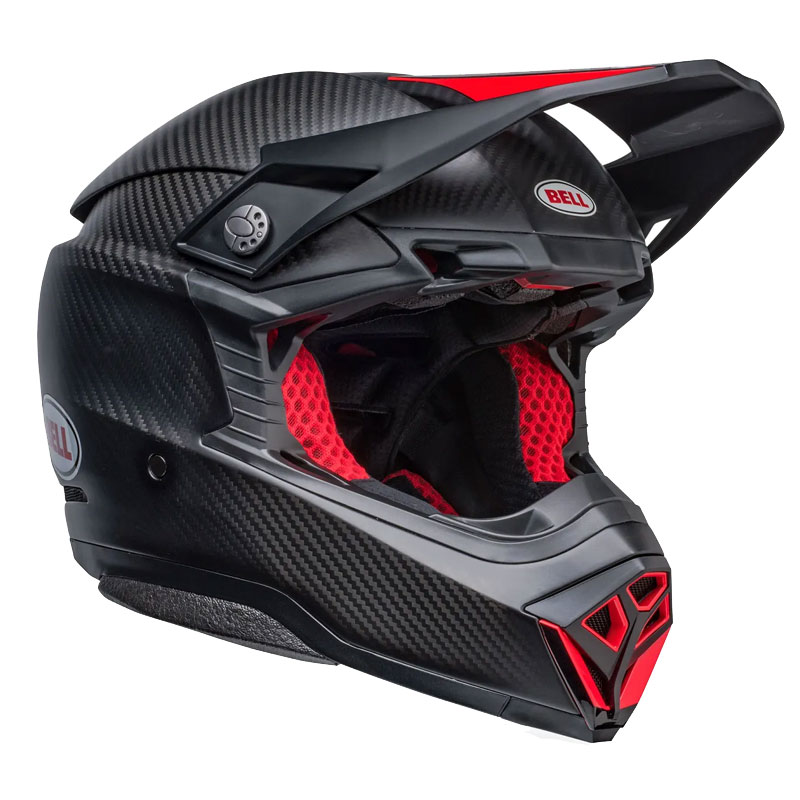 Casque Cross BELL Moto 10 Spherical SatinGlossNoirRouge 02