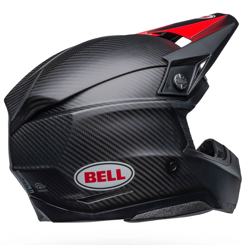 Casque Cross BELL Moto 10 Spherical SatinGlossNoirRouge 07