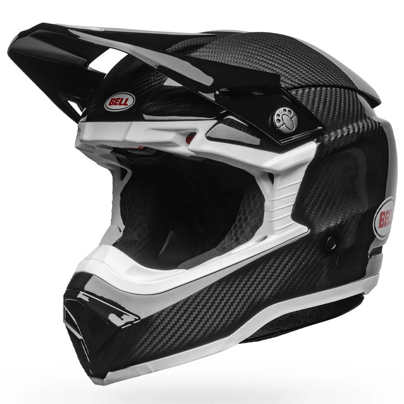 Casque Cross BELL Moto 10 Spherical Solid NoirBlanc 04