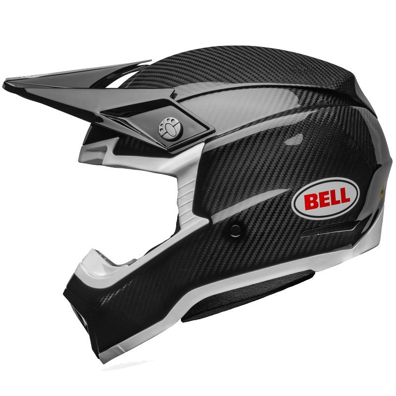 Casque Cross BELL Moto 10 Spherical Solid NoirBlanc 05