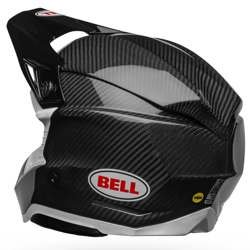 Casque Cross BELL Moto 10 Spherical Solid NoirBlanc 06