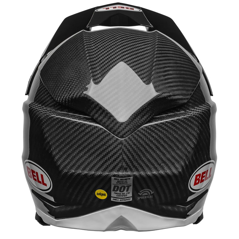Casque Cross BELL Moto 10 Spherical Solid NoirBlanc 07