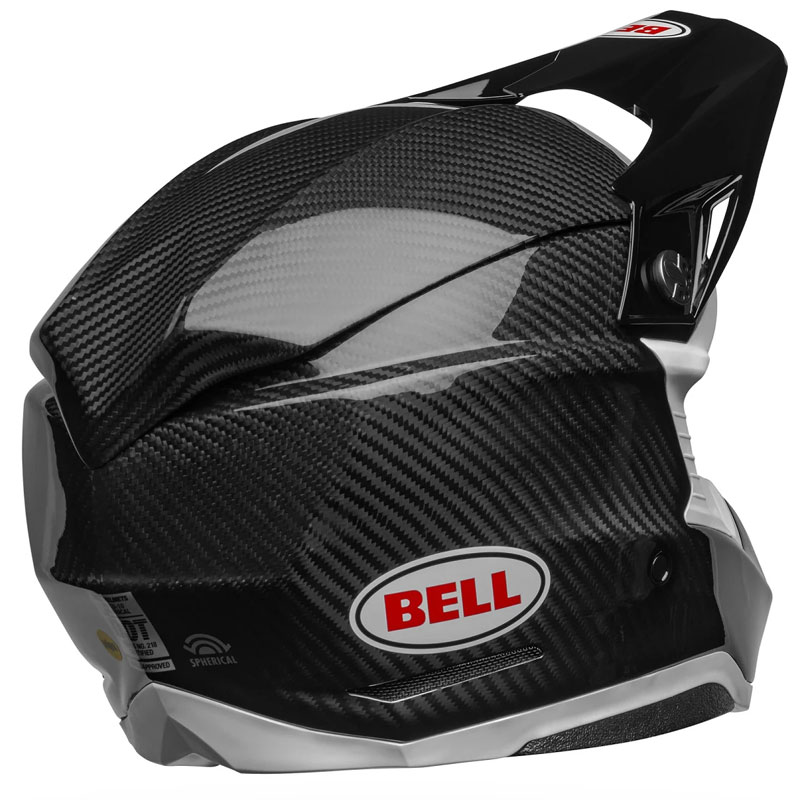 Casque Cross BELL Moto 10 Spherical Solid NoirBlanc 08