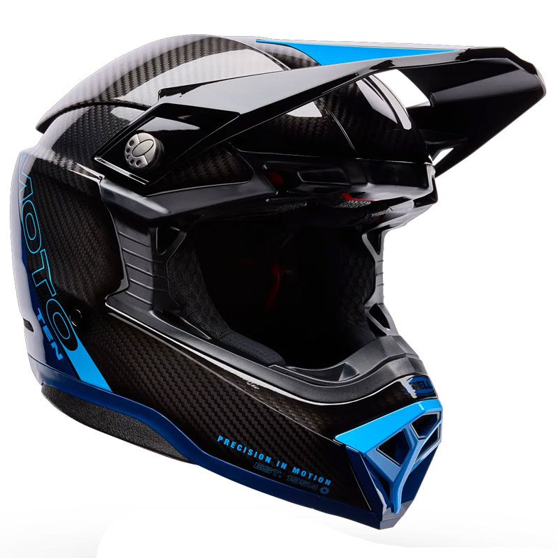 Casque Cross BELL Moto 10 Spherical Strike Bleu 02
