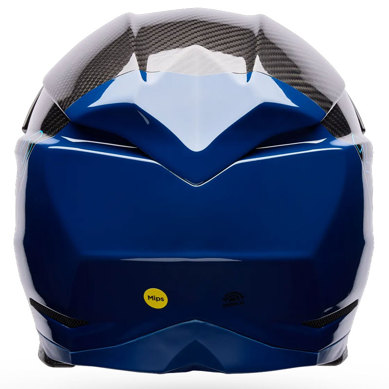Casque Cross BELL Moto 10 Spherical Strike Bleu 04