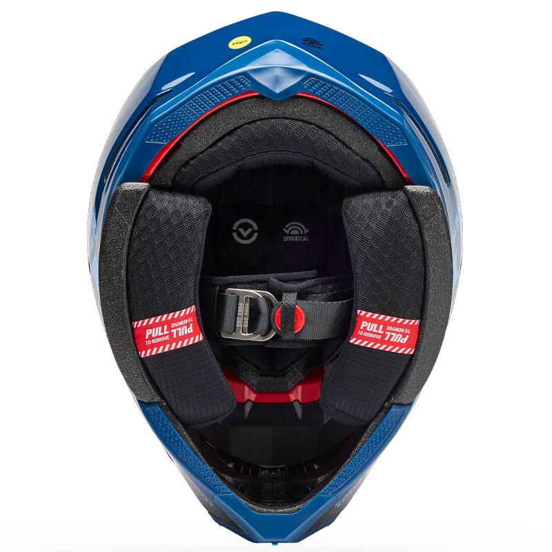 Casque Cross BELL Moto 10 Spherical Strike Bleu 06