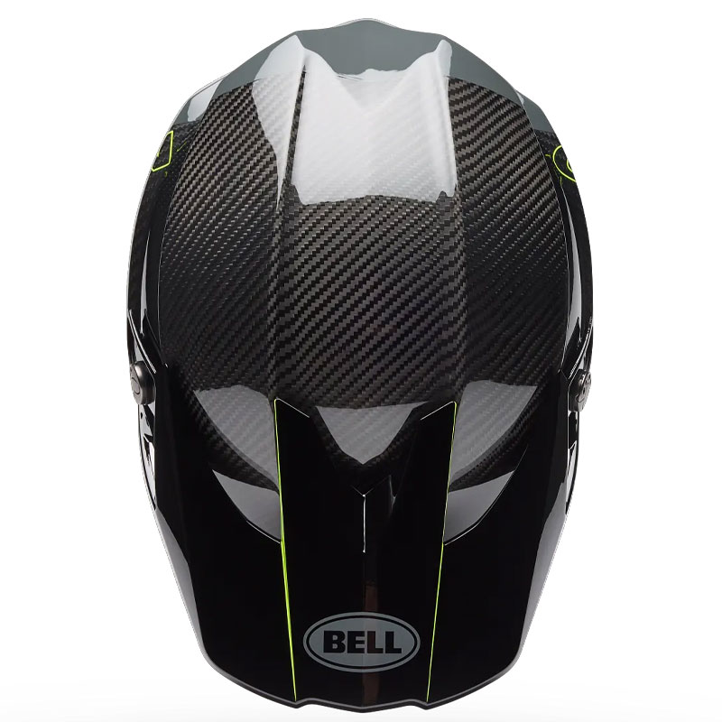 Casque Cross BELL Moto 10 Spherical Strike JauneGris 05