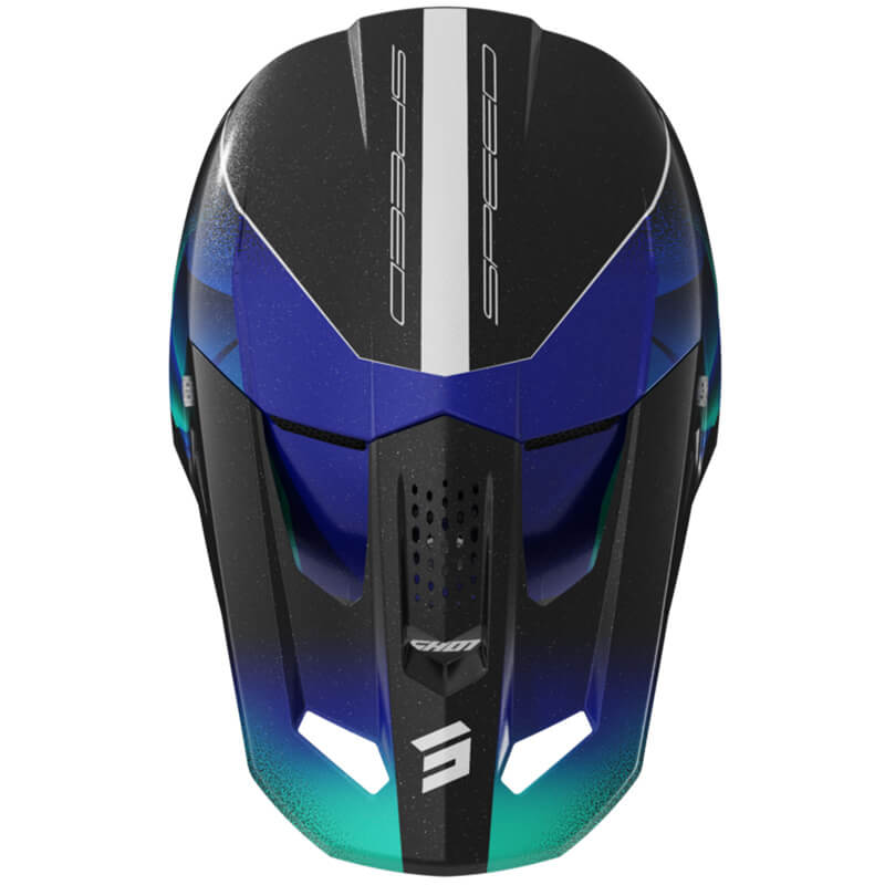 Casque Shot Bleu Noir 2026 Kid Olymp mx