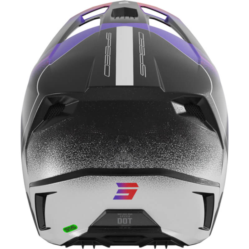 Casque Shot Violet Noir 2026 Kid Olymp sx