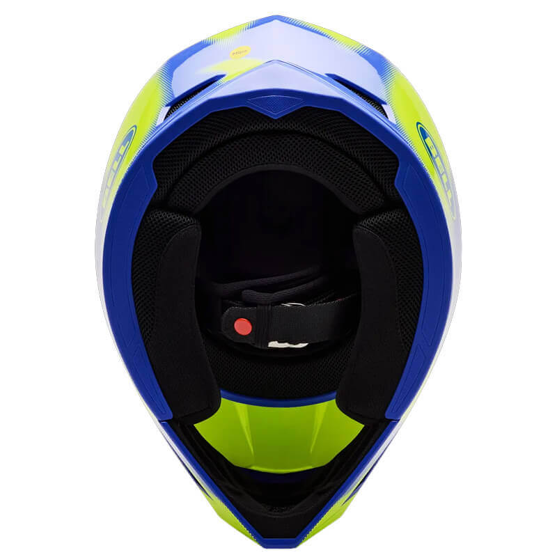 Casques bell mx 10 camo bleu jaune end